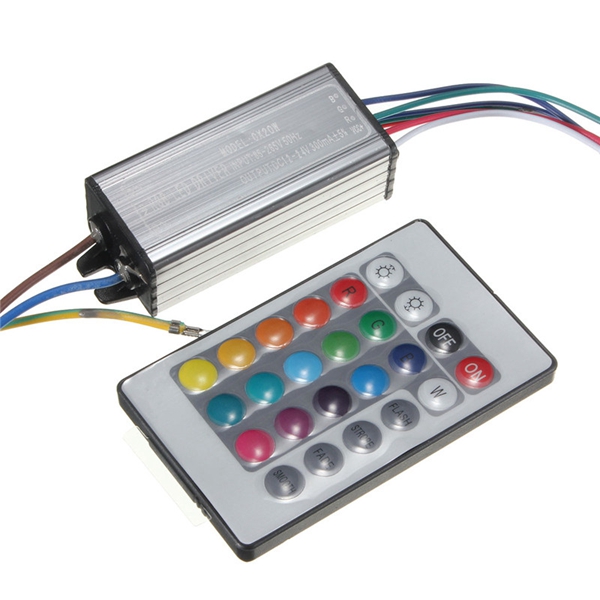 20W-RGB-LED-Chip-Light-Lamp-Driver-Power-Supply-Waterproof-IP66-With-Remote-Control-1053211-4