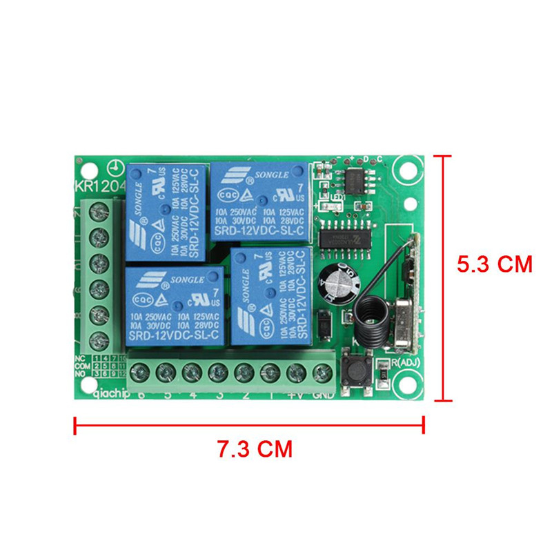 433MHz-Universal-Wireless-Remote-Switch-DC12V-4CH-RF-Relay-Receiver-Module-for-Remote-GarageLEDHome-1704200-5