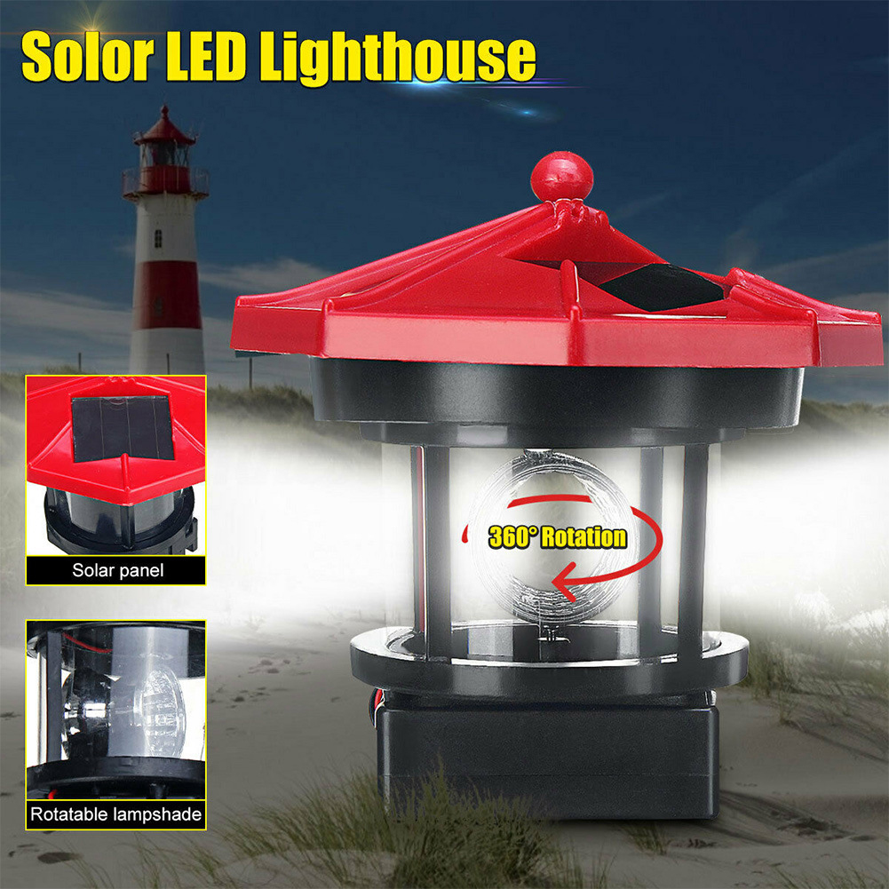Lighthouse-Shape-Solar-LED-Light-Garden-Fence-Yard-Outdoor-Decoration-Smart-Sensor-Beacon-Rotating-B-1866045-2