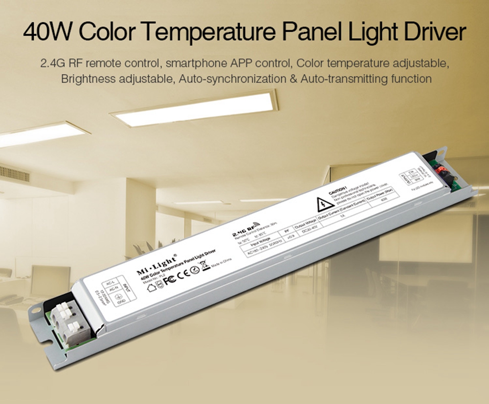 Milight-PL1-AC180-240V-To-DC30-40V-40W-1A-Constant-Current-Color-Temperature-Panel-Light-LED-Driver-1443718-1