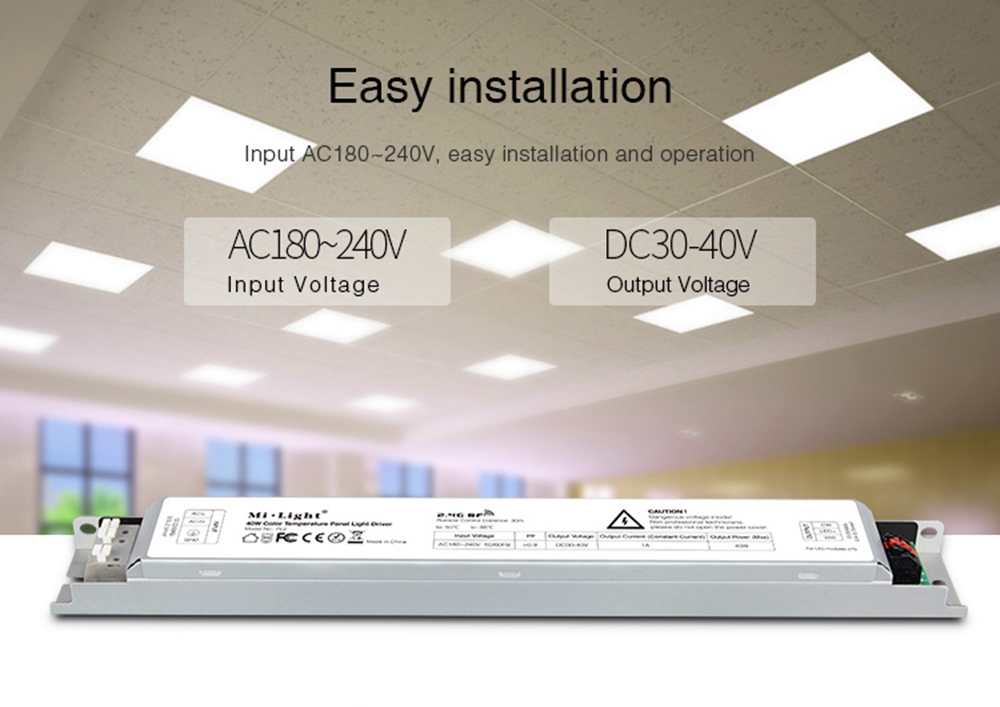 Milight-PL1-AC180-240V-To-DC30-40V-40W-1A-Constant-Current-Color-Temperature-Panel-Light-LED-Driver-1443718-2