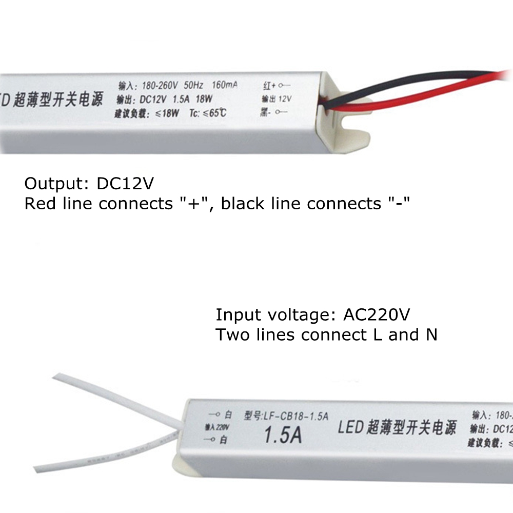 Ultra-Thin-LED-Driver-Power-Supply-AC180-260V-To-DC12V-18W24W36W48W60W72W-Lighting-Transformer-1651817-2