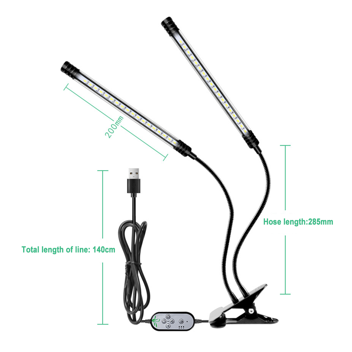 234-Heads-5730-USB-LED-Plant-Grow-Light-Dimmable-Timer-360deg-Flexible-Clip-Hydroponic-Garden-Desk-T-1722283-10