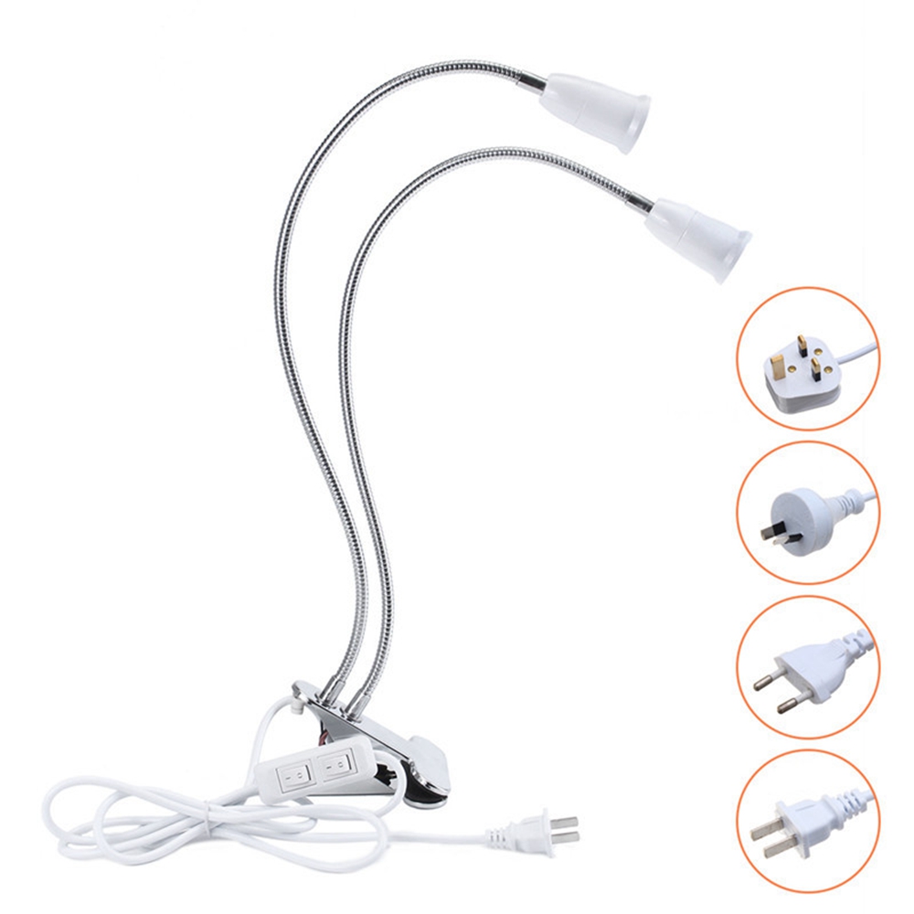 20CM-Tube-Dual-Head-Clip-Lamp-Holder-Bulb-Adapter-with-Switch-for-E27-LED-Grow-Light-1291198-1