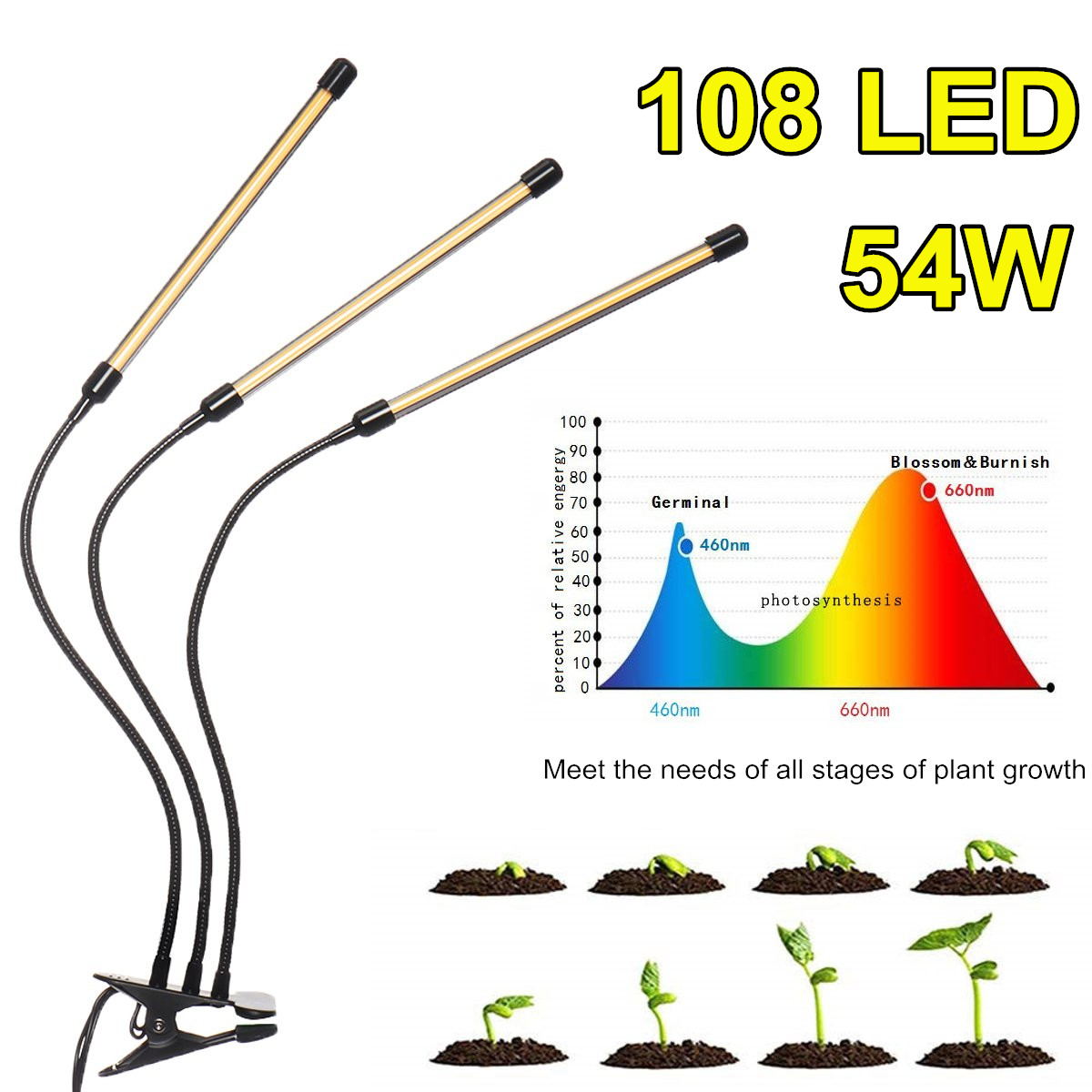 3-Head-108LED-54W-Plant-Growing-Lamp-Flower-Grow-Light-Hydroponics-Full-Spectrum-1726616-1