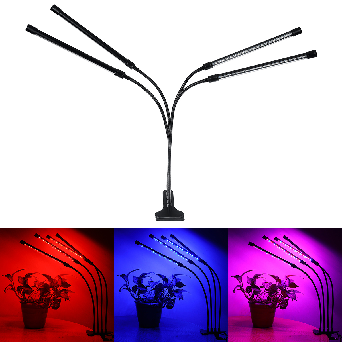 4-Head-40W-Full-Spectrum-LED-Grow-Light-Flexible-Pot-Plant-Flower-Vegetable-Growing-Lamp-with-Timer--1710489-6