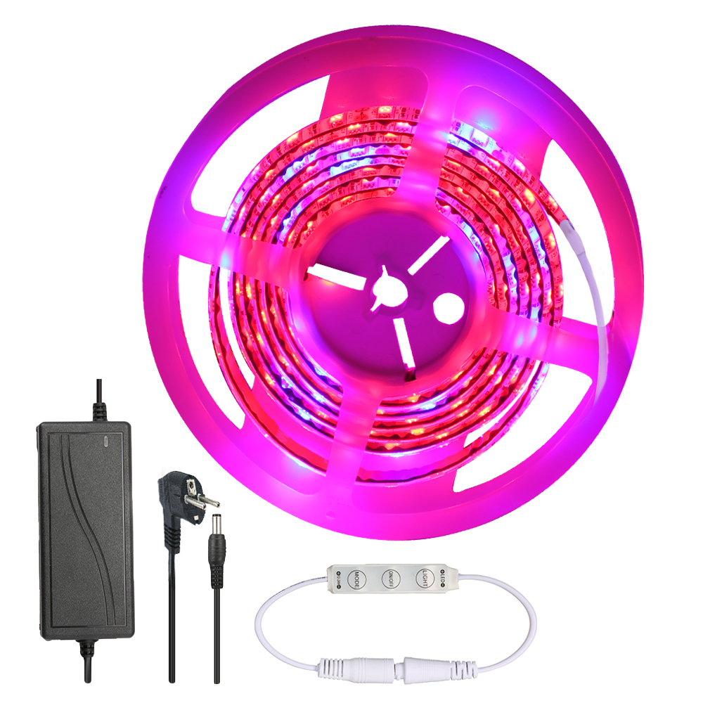 5M-SMD5050-Waterproof-Full-Spectrum-LED-Plant-Grow-Strip-Light-for-Greenhouse-Aquarium-DC12V-1231068-2