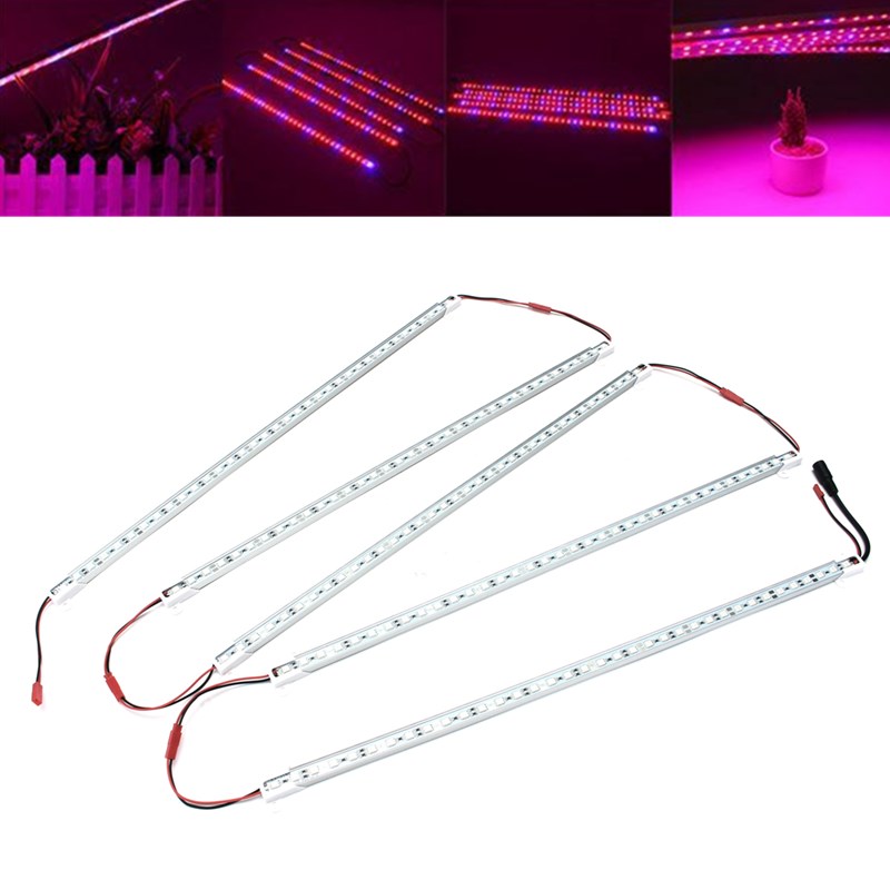 5PCS-50CM-SMD5050-RedBlue-51-Grow-Plant-LED-Strip-Light-with-Connector-for-Greenhouse-DC12V-1285483-1