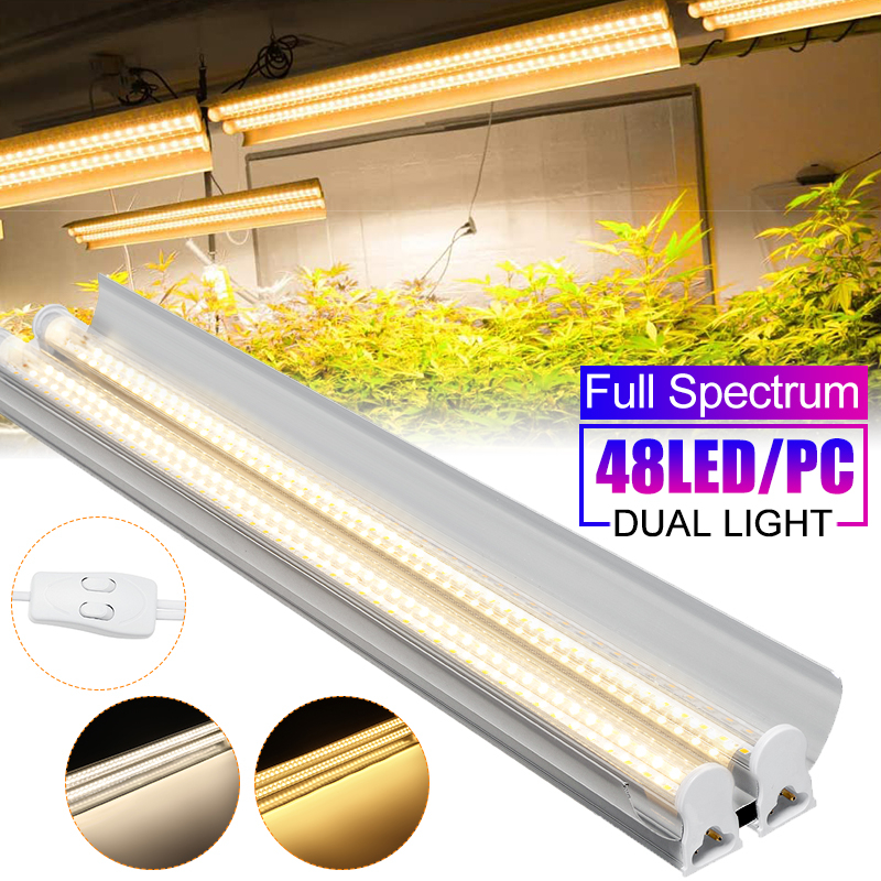 96LED-Plant-Grow-Light-Full-Spectrum-Dual-Tube-Hanging-Lamp-Greenhouse-Vegetable-1828523-2