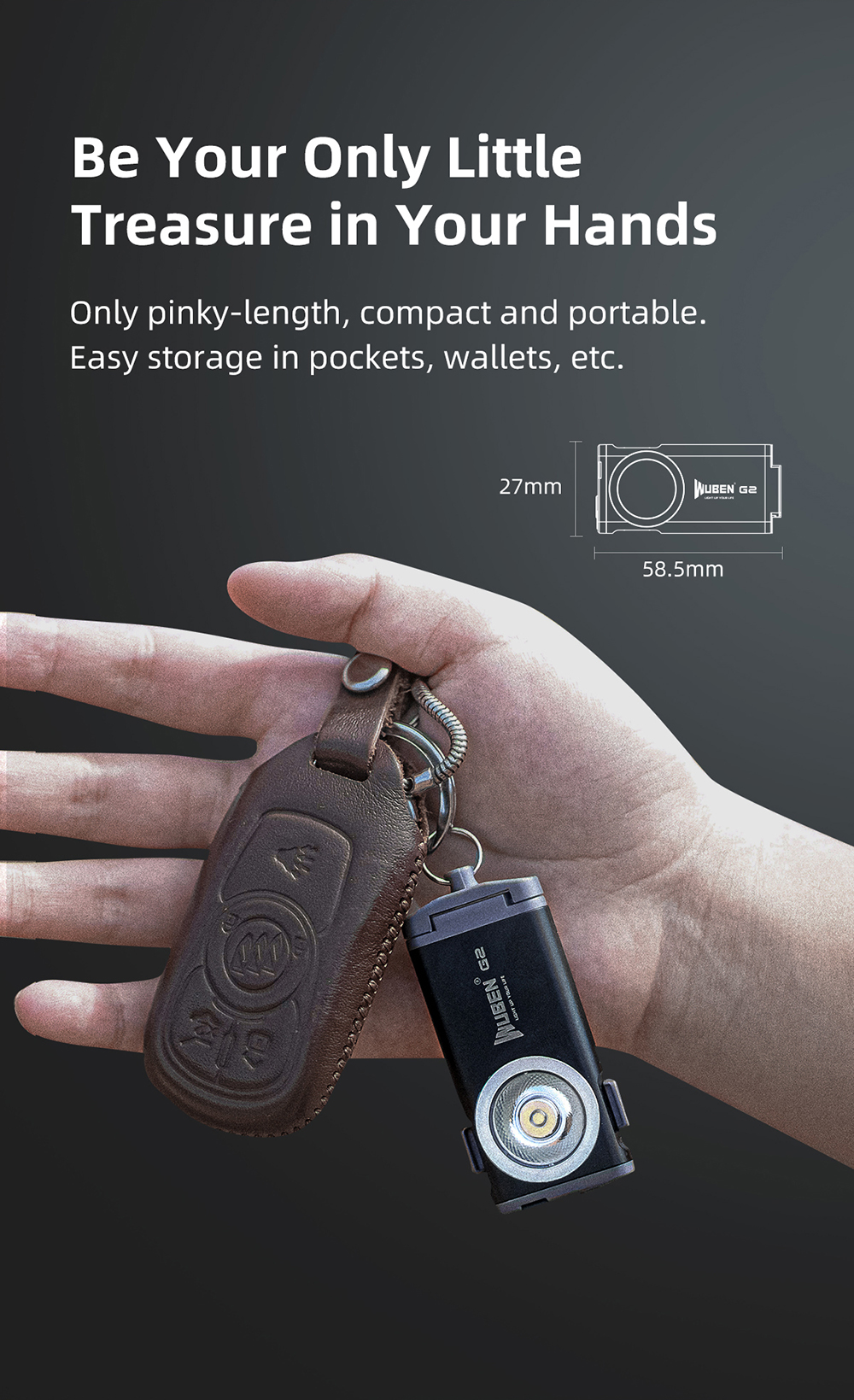 WUBEN-G2-P9-500LM-Quick-release-EDC-LED-Keychain-Flashlight-Magnetic-Tail-Type-C-Charging-Super-Wide-1943458-6
