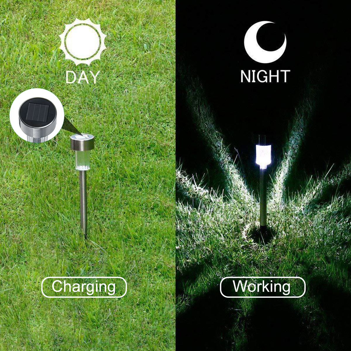 10PCS-Stainless-Steel-Solar-Powered-LED-Lawn-Light-Outdoor-Home-Garden-Decorative-Lamp-1712025-4