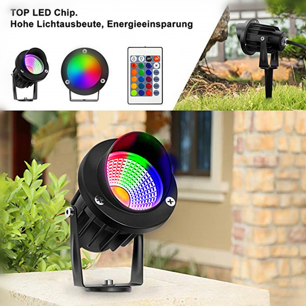 10W-RGB-LED-Flood-Light-Outdoor-Garden-Landscape-Wall-Yard-Path-Lawn-Lamp-1489685-1