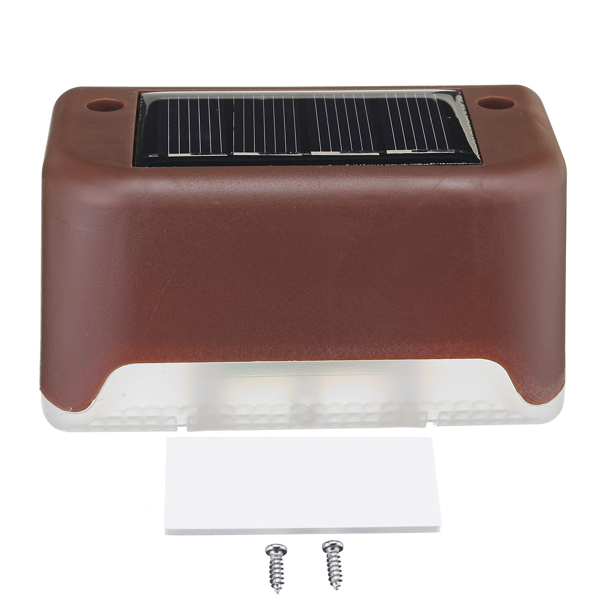 1PC4PCS6PCS-Solar-Powered-LED-Deck-Light-Warm-White-Outdoor-Path-Garden-Stairs-Step-Fence-Wall-Lamp-1705500-2