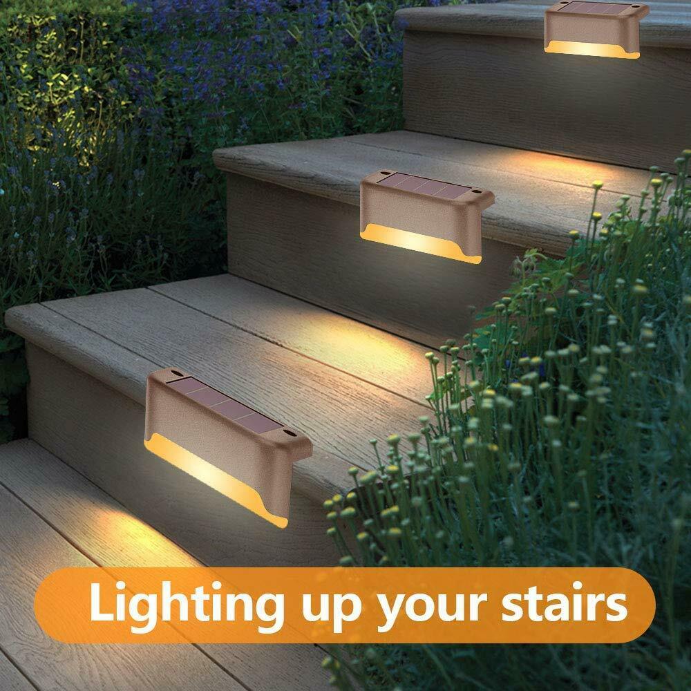 1PC4PCS6PCS-Solar-Powered-LED-Deck-Light-Warm-White-Outdoor-Path-Garden-Stairs-Step-Fence-Wall-Lamp-1705500-9