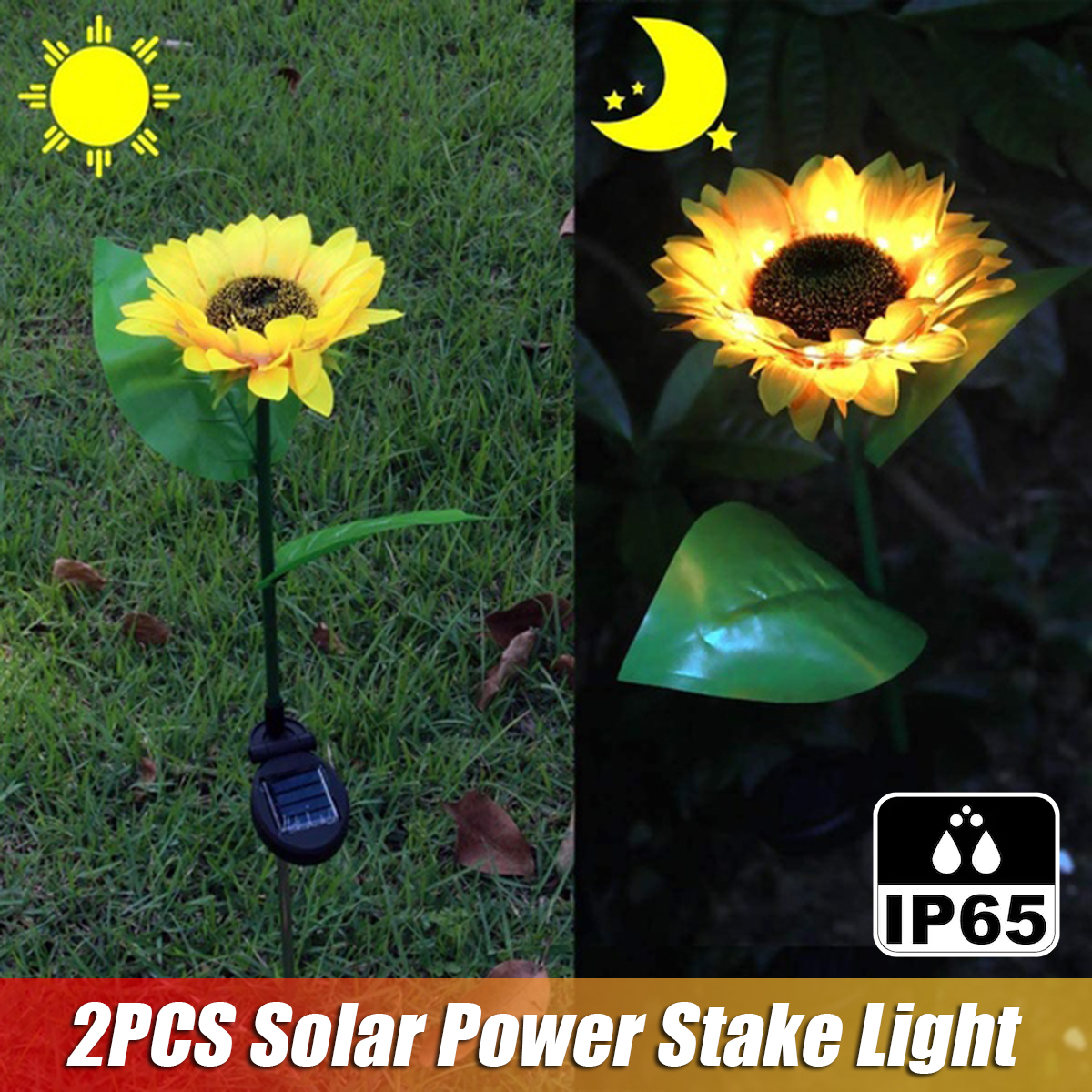 2-Pcs-Sunflower-Outdoor-Solar-Power-LED-Flower-Light-Waterproof-Chrysanthemum-Flower-Stake-Lamp-Home-1682401-1