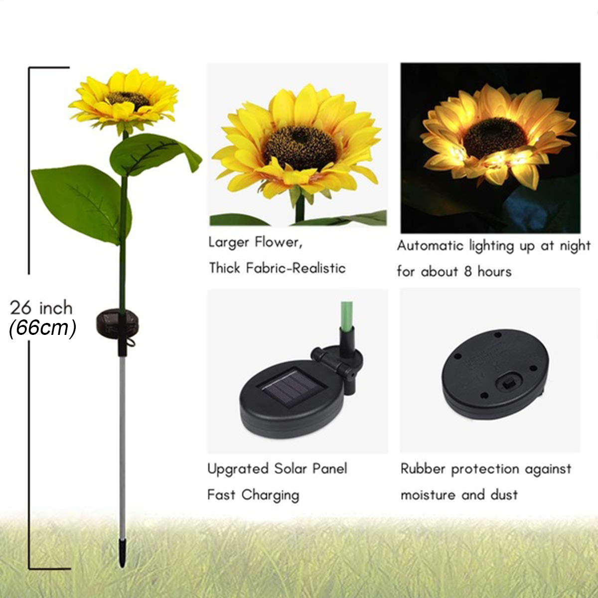 2-Pcs-Sunflower-Outdoor-Solar-Power-LED-Flower-Light-Waterproof-Chrysanthemum-Flower-Stake-Lamp-Home-1682401-9