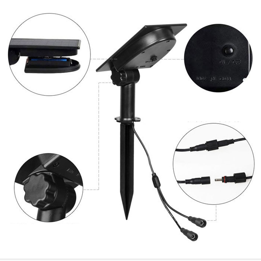 2-in-1-Solar-Powered-LED-Light-controlled-Lawn-Lights-Outdoor-Waterproof-Yard-Wall-Landscape-Lamps-1454124-4