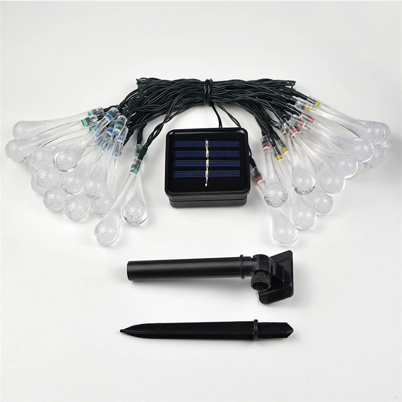 213ft-30LEDs-Outdoor-Solar-String-Lights-Waterproof-Waterdrop-Colorful-Decor-1678246-12