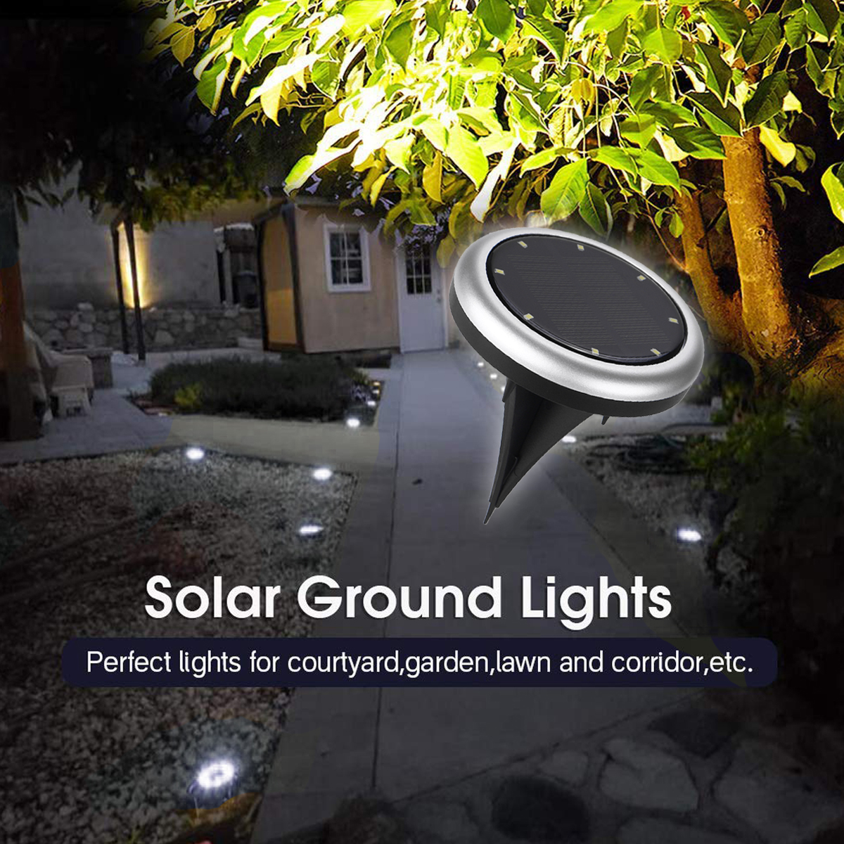 2Pcs-Soalr-Garden-Light-Lawn-Lamp-Outdoor-Disk-Light-Lawn-Lights-Garden-Pathway-Decoration-Waterproo-1817992-2