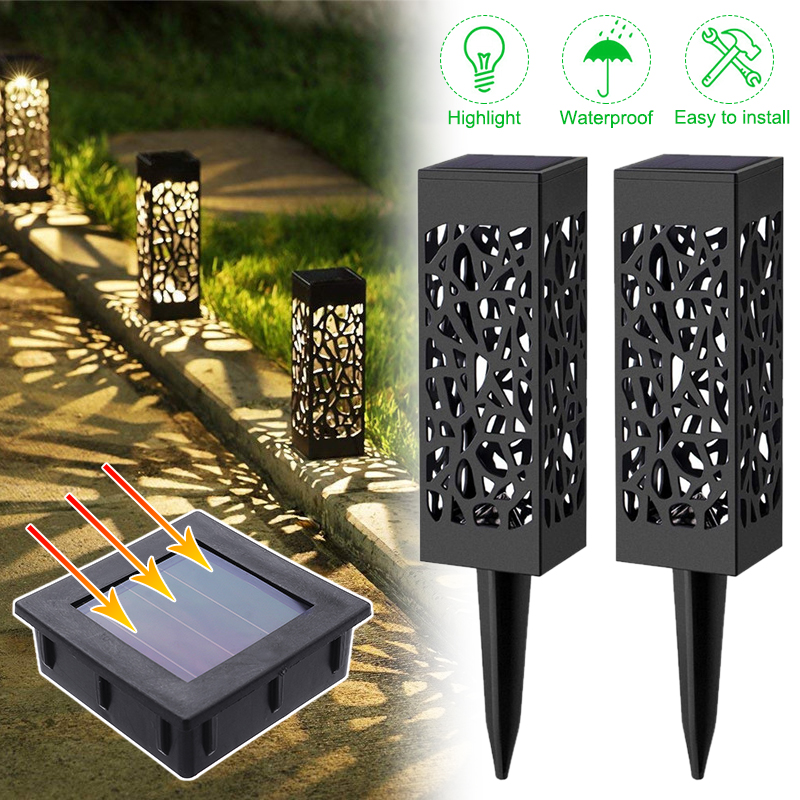 2Pcs-Solar-Powered-Garden-Post-Lights-Waterproof-LED-Outdoor-Patio-Yard-Lawn-Holidays-Decor-1779378-1