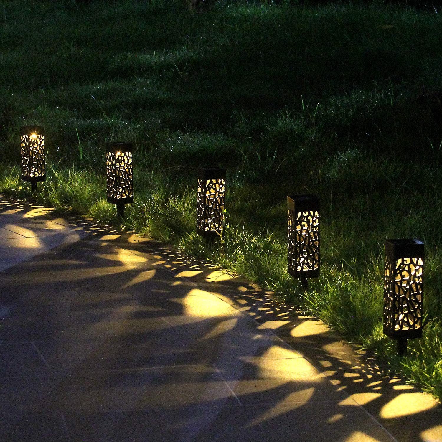 2Pcs-Solar-Powered-Garden-Post-Lights-Waterproof-LED-Outdoor-Patio-Yard-Lawn-Holidays-Decor-1779378-11