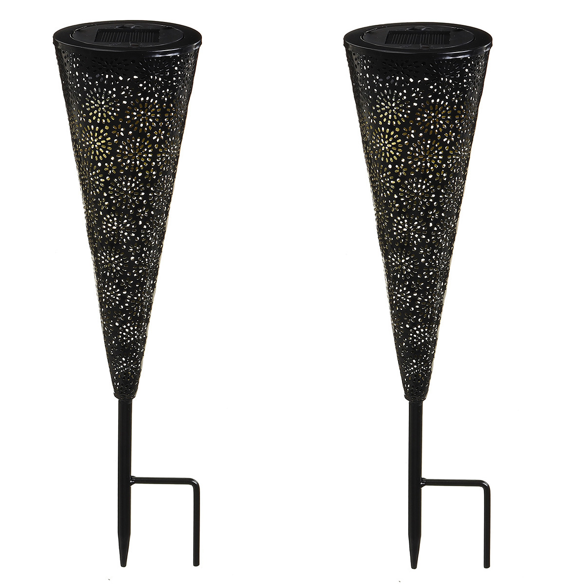 2Pcs-Solar-Powered-LED-Garden-Hollowed-Light-Floor-Decking-Patio-Decor-Yard-Lamp-1722009-10