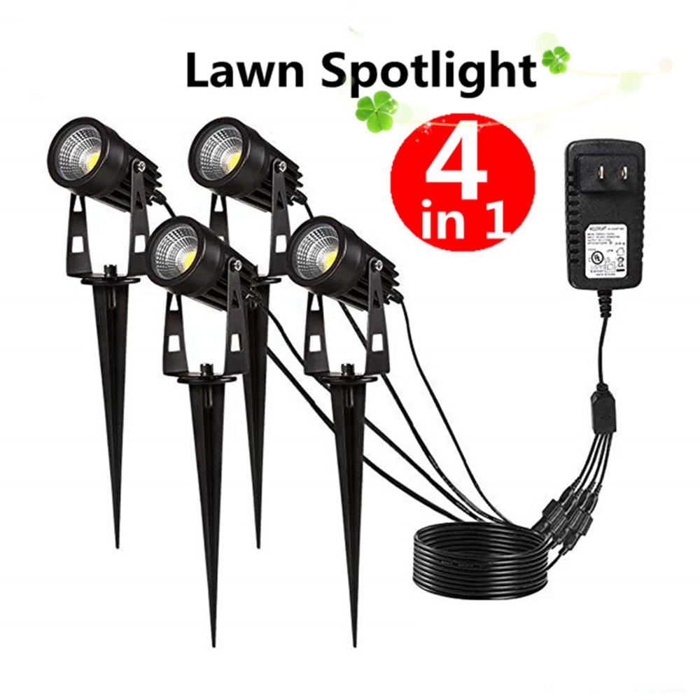 4-in-1-COB-LED-Outdoor-Landscape-Spot-Flood-Light-AC85-265V-Waterproof-for-Lawn-Pathway-1485564-2