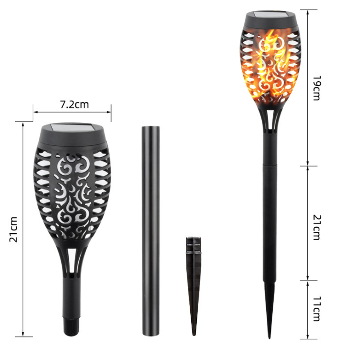 4Pcs--51CM-12LED-Solar-Flame-Lawn-Light-Warm-White-Waterproof-Outdoor-Garden-Fire-Torch-Lamp-1713538-3