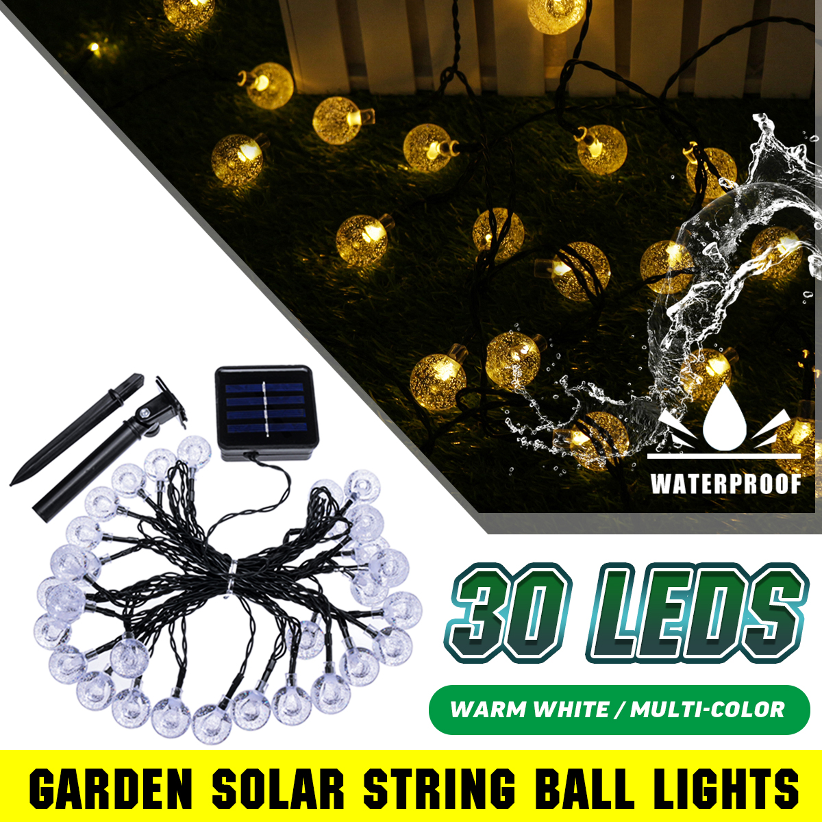 65M-30-LED-Solar-String-Ball-Lights-Outdoor-Waterproof-Warm-White-Garden-Christmas-Tree-Decorations--1672120-2