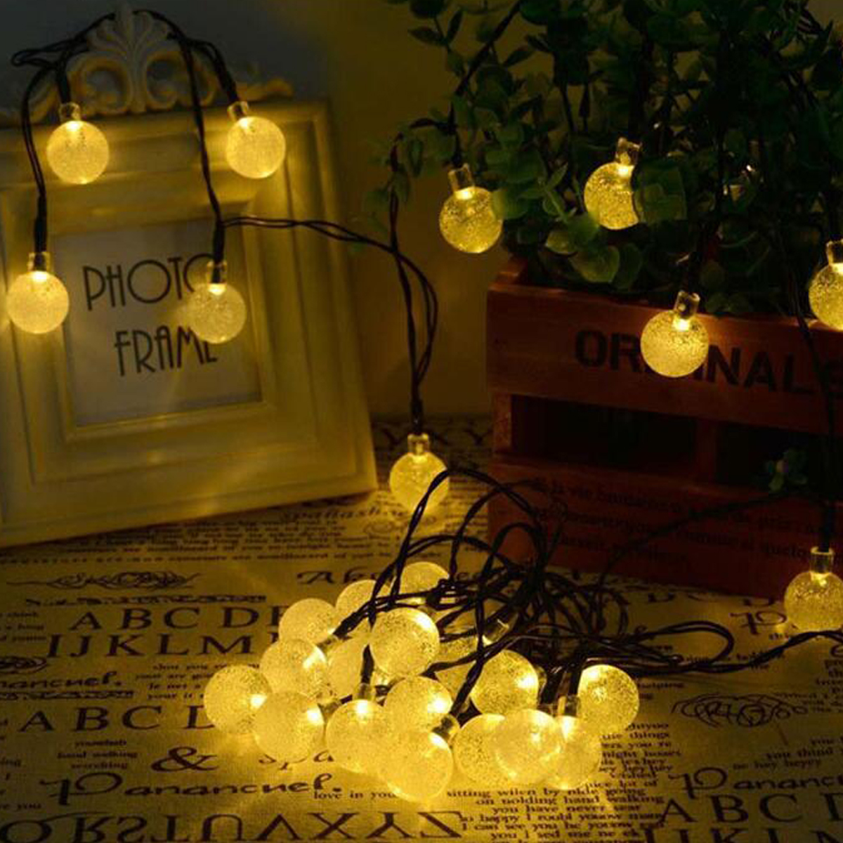 65M-30-LED-Solar-String-Ball-Lights-Outdoor-Waterproof-Warm-White-Garden-Christmas-Tree-Decorations--1672120-4