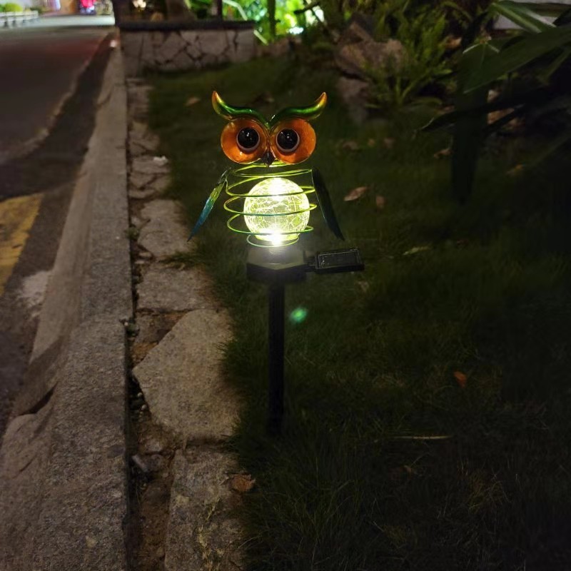 Solar-Owl-LED-Lawn-Lights-Wrought-Iron-Ground-Plug-Solar-Garden-Lamp-1841024-4