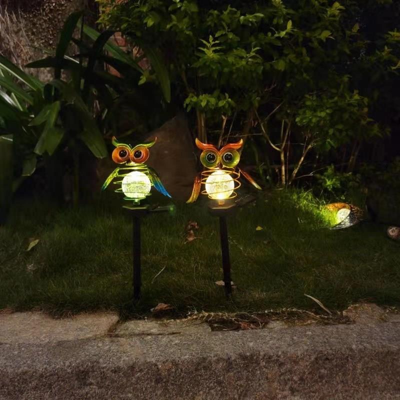 Solar-Owl-LED-Lawn-Lights-Wrought-Iron-Ground-Plug-Solar-Garden-Lamp-1841024-5