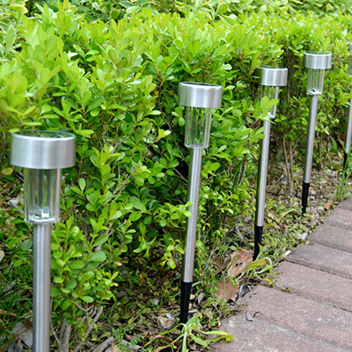 Solar-Powered-LED-Lawn-Light-Post-Stake-Patio-Outdoor-Stainless-Steel-Garden-Lamp-1706586-3