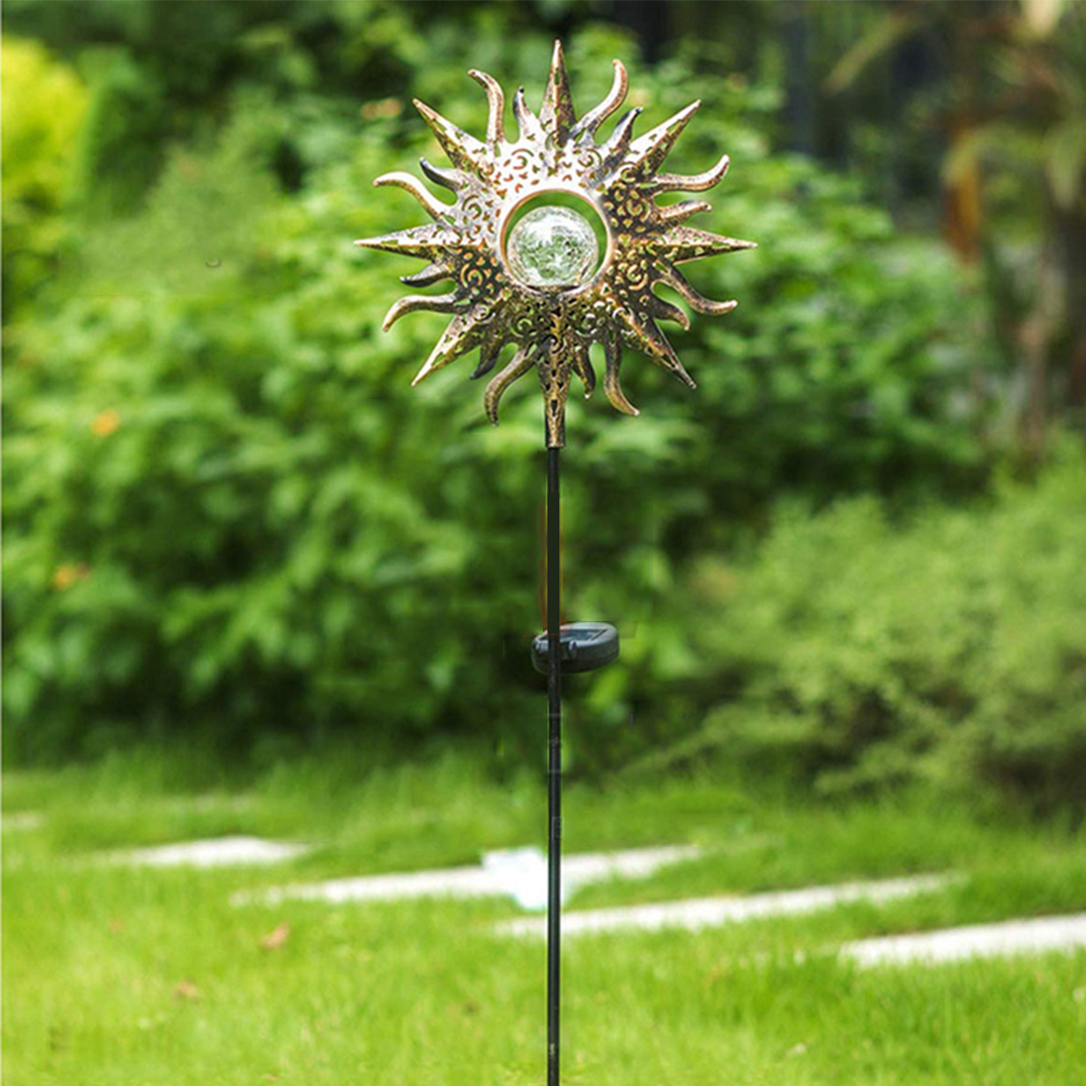 Solar-Powered-LED-Stake-Lawn-Light-Sunflower-Waterproof-Patio-Outdoor-Garden-Path-Lamp-1707064-2