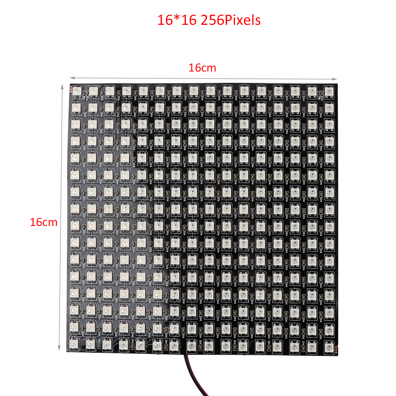 1616CM-WS2812-256-Pixels-Digital-Matrix-LED-Module-Strip--13Keys-Remote-Control--DC-Controller-DC5V-1538162-9