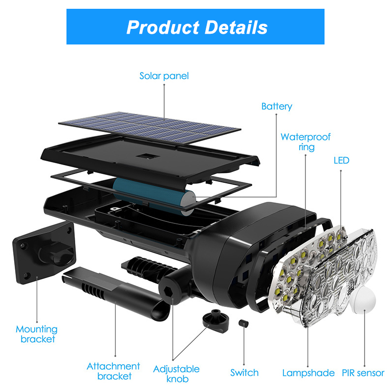 30W-16LED-Solar-Panel-Street-Light-PIR-Motion-Sensor-360deg-Diming-Outdoor-Wall-Lamp-for-Garden-Road-1679071-8