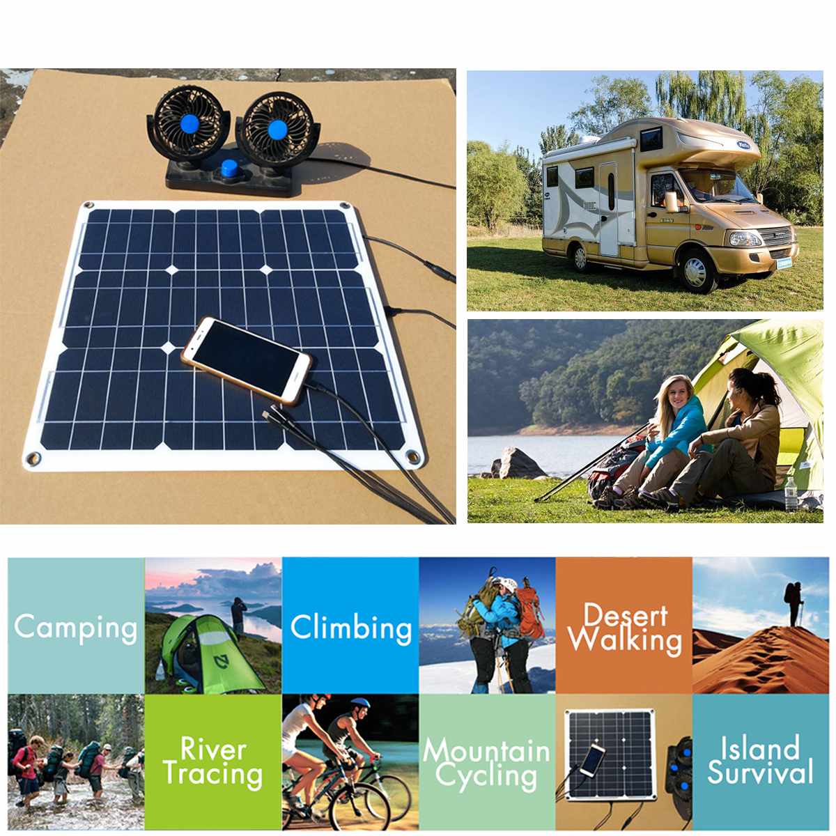 30W-Solar-Panel-12V-Polycrystalline-USB-Power-Portable-Outdoor-Cycle-Camping-Hiking-Travel-Solar-Cel-1934118-11
