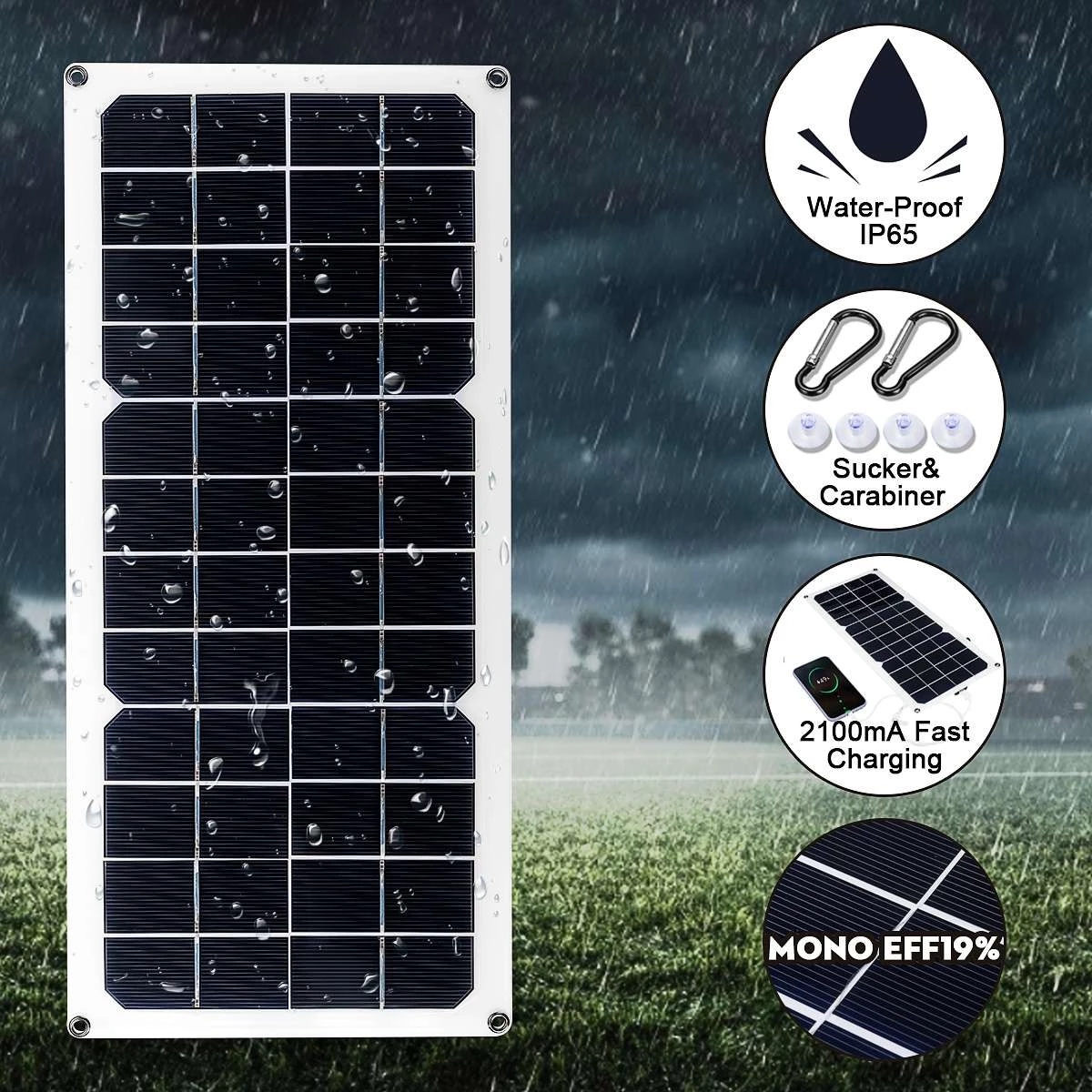 30W-Solar-Panel-12V-Polycrystalline-USB-Power-Portable-Outdoor-Cycle-Camping-Hiking-Travel-Solar-Cel-1934118-3