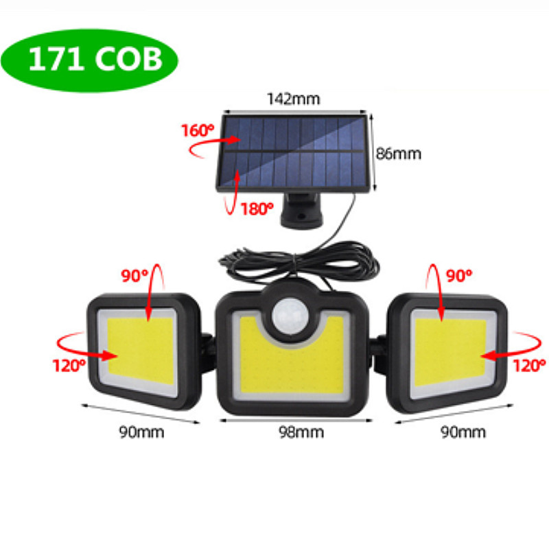 5M-Wire-3-Heads-LED-Solar-Lights-Motion-Sensor-Outdoor-Solar-Wall-Lamp-LED-Porch-Light-Waterproof-Su-1875139-13
