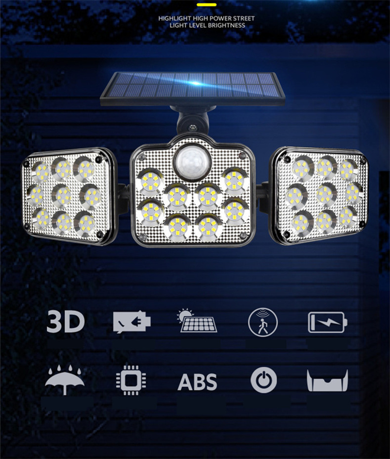 5M-Wire-3-Heads-LED-Solar-Lights-Motion-Sensor-Outdoor-Solar-Wall-Lamp-LED-Porch-Light-Waterproof-Su-1875139-3
