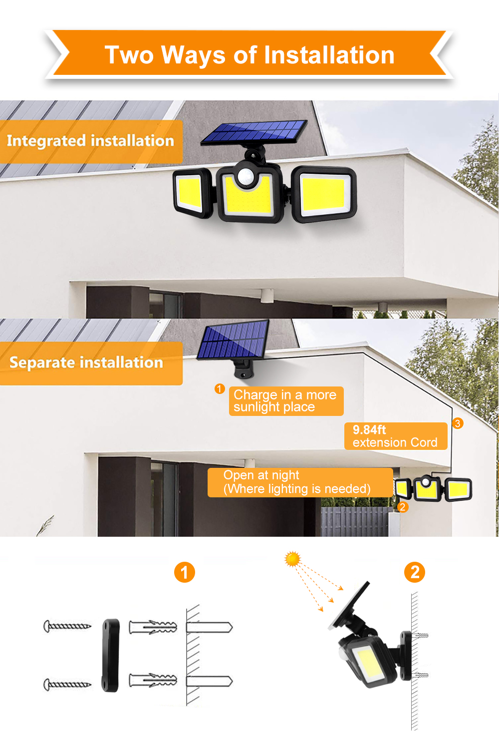 Solar-Lights-Outdoor-171COB-108122138LEDs-Motion-Sensor-Light-3-Head-Remote-Control-Wall-Light-270-W-1828473-5