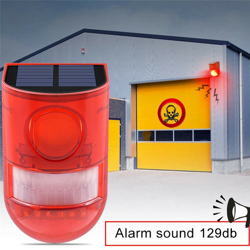 Solar-Strobe-Light-Motion-Sensor-Solar-Alarm-Light-129dB-Loud-Siren-Street-Lamp-1776792-9