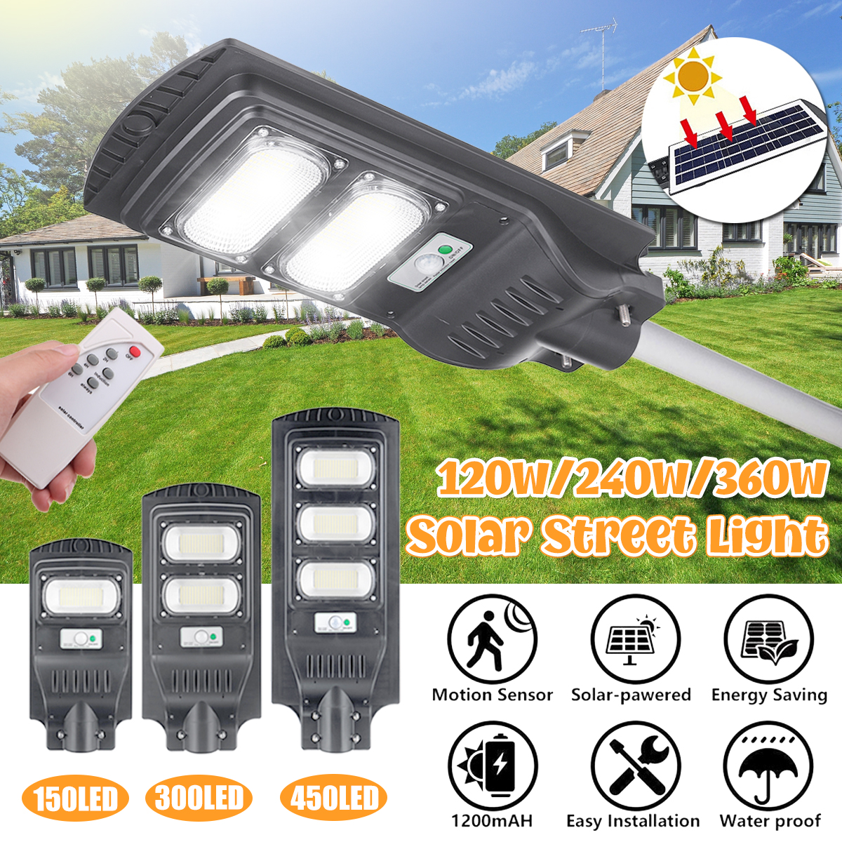 120240360W-LED-Wall-Street-Light-Solar-Power-Motion-Sensing-Lamp-Garden-Remote-1675774-1