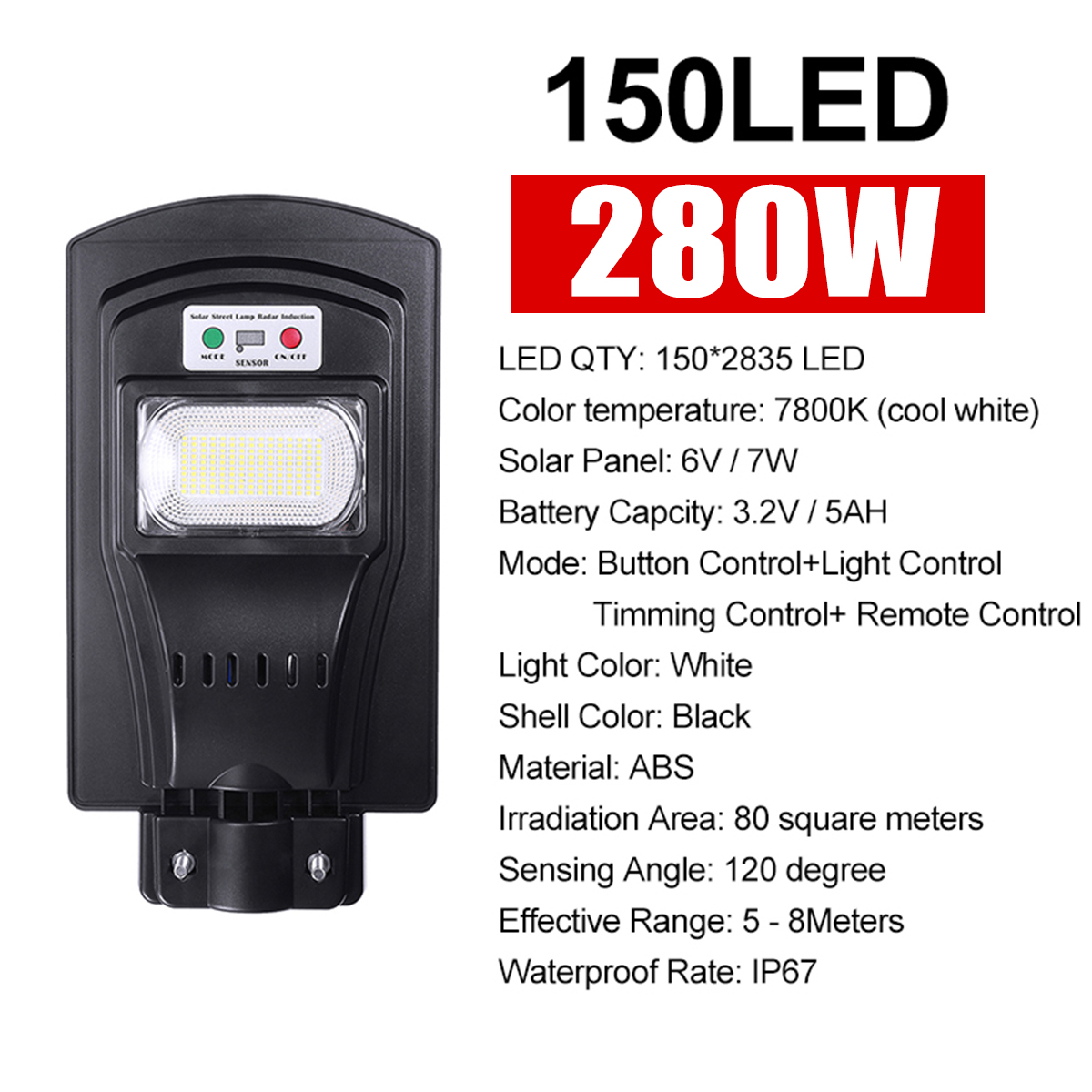 150300450LED-Solar-Street-Light-PIR-Motion-Sensor-Wall-Lamp-With-Remote-Waterproof-1618794-3