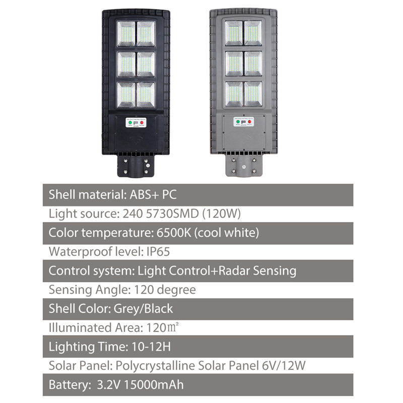 150W-Solar-Street-Light-PIR-Motion-Sensor-Outdoor-Garden-Wall-Lamp-GreyBlack-1641518-2