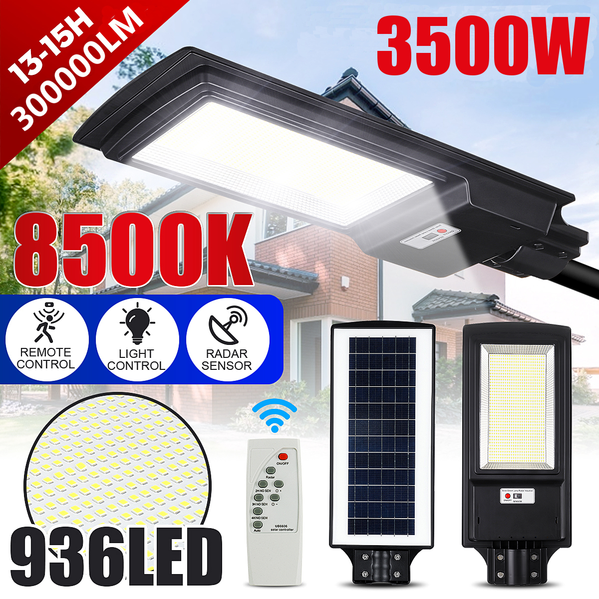 2000W3500W-LED-Solar-Street-Light-PIR-Motion-Sensor-Outdoor-Wall-LampRemote-1694359-2