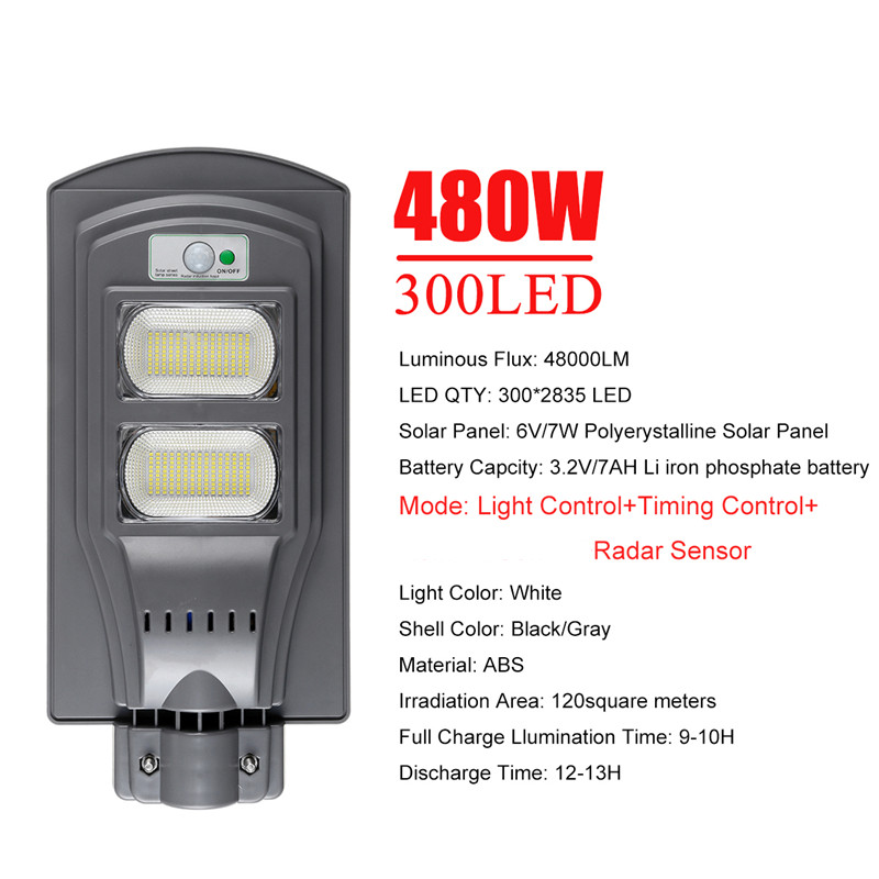 240W-480W-720W-LED-Street-Light-Gray-Shell-2835-Solar-Lamp-PIR-Motion-Sensor-Waterproof-Garden-Light-1695766-3