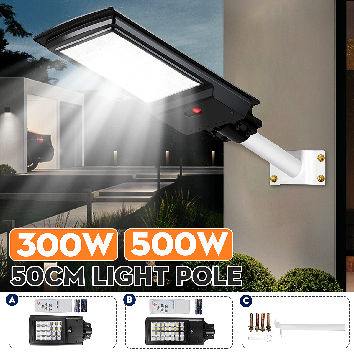 300500W-LED-Solar-Powered-Wall-Street-Lights-Outdoor-Garden-LampRemote-Control-1746752-1