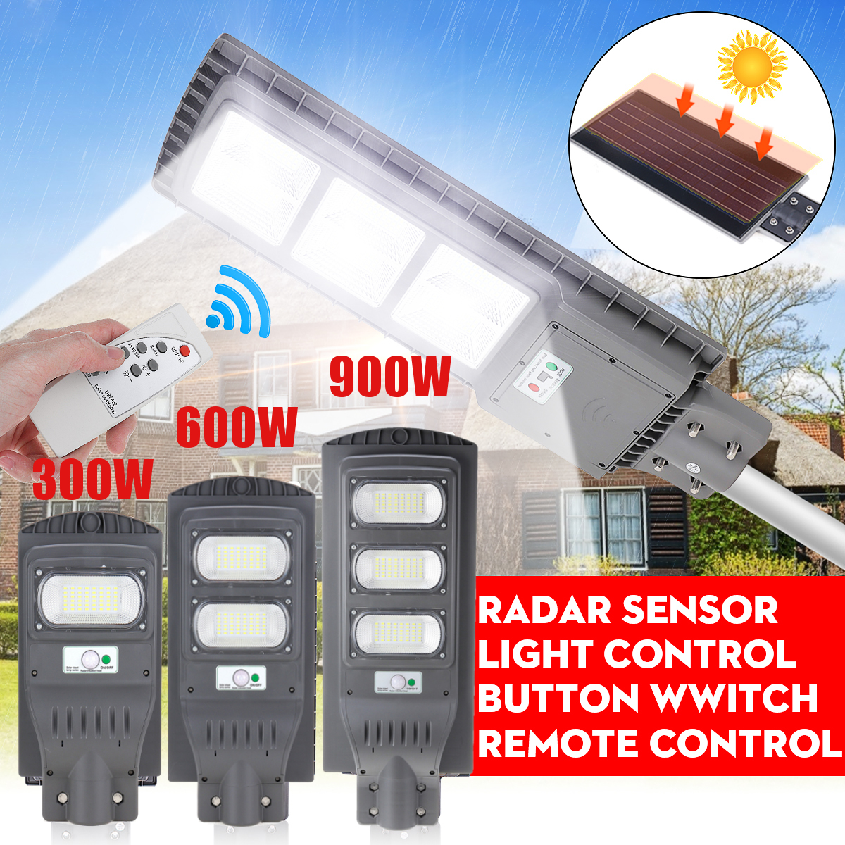 300600900W-150300450-LED-Solar-Street-Light-PIR-Motion-Sensor-Outdoor-Wall-LampRemote-1638282-2