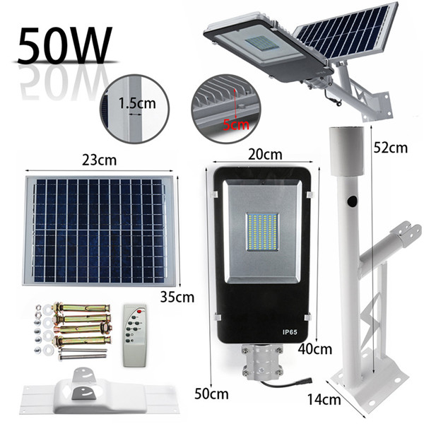 50W-96LED-1000LM-Solar-Powered-Light-Sensor-Street-Light-with-Rmote-Control-Waterproof-Outdoor-Light-1264881-1
